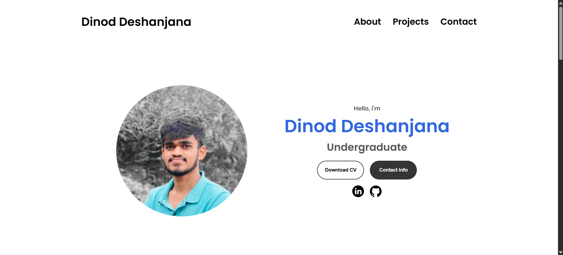 Personal Portfolio Website